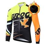 UGLY FROG Men's Winter Fleece Warm Cycling Jersey Long Sleeve Road Bike Jersey High-End Series L