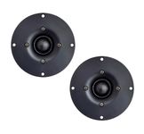 Dome Tweeter Silk Hi-End(4-Inch) Coaxial Pack Of 2(8-Ohms / 40W),Black