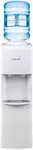 Primo Top-Loading Water Dispenser - 2 Temp (Hot-Cold) Water Cooler Water Dispenser for 5 Gallon Bottle w/Child-Resistant Safety Feature, White