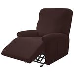 eorate Reclining Chair Covers Stretch Armchair Covers with Pocket Decoration Spandex Fabric Recliner Sofa Slipcovers for Living Bedroom Home