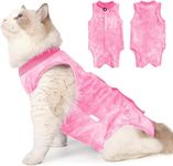 LIANZIMAU Cat Recovery Suit after Surgery Cat Bodysuit Medical Vest Cat Suit Post Surgery Kitten Recovery Suit after Spaying Anti Lick Suit Pet Recovery Clothing