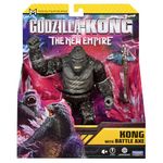 MonsterVerse Godzilla x Kong: The New Empire, 6-Inch Battle Scarred Kong Action Figure Toy, Iconic Collectable Movie Character, Includes Battle Axe Feature, Suitable for Ages 4 Years+