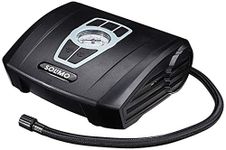 Amazon Brand - Solimo Portable Tyre Inflator, 12V (Black)