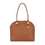 Baggit Women Bowling Handbag (TAN)