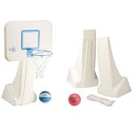 Dunnrite PoolSport 2 in 1 Swimming Pool Basketball Hoop and Volleyball Combo Set