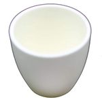 Silica Melting Crucible Dish Cup for Gold Silver Copper Aluminum Metal Glass 25 Ml (Pack of 5)