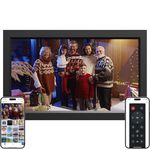 Ckypad 15.6 Inch WiFi Digital Photo Frame,1920x1080 IPS HD Touch Screen,64 GB Digital Picture Frame,Auto-Rotate,Wall Mountable,Electronic Photo Frame Share Photos/Videos Instantly via APP