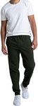 Fruit of the Loom Men's Eversoft Fleece Sweatpants & Joggers with Pockets, Moisture Wicking & Breathable, Sizes S-4x, Joggers - Duffle Bag Green, X-Large