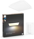 Philips Hue Aurelle White Ambiance Smart Lighting Square 46.5W Panel Light. with Bluetooth, Works with Alexa, Google Assistant and Apple Homekit