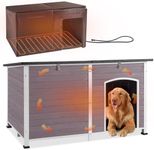 GUTINNEEN Heated Dog House Outdoor 