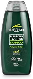 Australian Tea Tree Shampoo, Purifying, Natural, Vegan, Cruelty Free, Paraben and SLS Free, Deep Cleansing, 250 ml