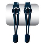 LOCK LACES USA (Elastic No Tie Shoelaces) - Lock Them Once and Break Free from Tying Them All Day! (Navy Blue)