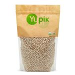 Yupik Organic Navy Beans, Pulses, Non-GMO, Vegan, Gluten-Free, 1Kg