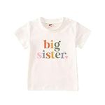 IZYJOY Big Sister Shirt Toddler Bab