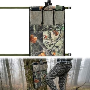 Inflatable Hunting Knee Pad Cushion with 3 Mesh Pockets for Tree Saddle