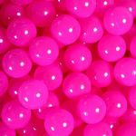 GUESVOT Ball Pit Balls for Kids, Plastic Refill 2.2 Inch Balls, 100 Pack, Bright Colors, Phthalate and BPA Free, Includes a Reusable Storage Bag with Zipper Christmas Decoration Xmas Gift(Pink)