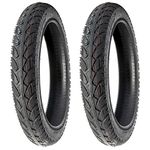 MMG Set of 2 All-Terrain Tread Tire Size 16x2.50 (65-305) Fits Electric Bikes (e-bikes), Kids Bikes, Small BMX and Scooters Fits 12 Inches Rims