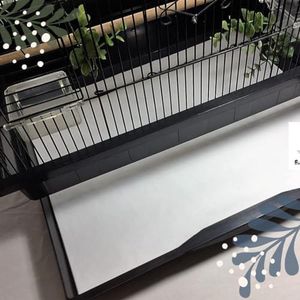 Bird Cage Liners - POLY COATED - Large Cages - Custom Size - Pre-Cut Sheets - Up to 250 Ft of paper