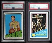 1972-73 Topps Los Angeles Lakers Te