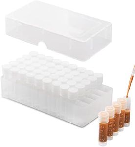 Clscea Aquarium Baby Brine Shrimp Dispense Storage Container Collection Tubes Kit for Brine Shrimp Hatchery 50 x 1.8 ml