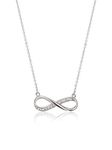 VANBELLE Women's 925 Sterling Silver Infinity Pendant Necklace