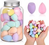 40pcs Mini Makeup Sponge Set Multi Colored Mini Beauty Blender Professional Beauty Blender Sponge Super Soft Concealer Sponge Facial Makeup Tools for Foundation, Powder, Liquid