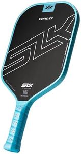 Selkirk SLK Halo Power MAX Pickleball Paddle | Raw Carbon Fiber Pickleball Paddle with a Rev-Core Power Polymer Core | The Pickleball Paddle Designed for Ultimate Spin & Consistency | Blue
