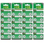 LiCB 40 Pack Watch Batteries SR621S