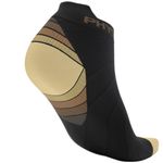 Physix Gear Plantar Fasciitis Compression Socks for Women & Men, Ankle Compression Socks, Arch Support Socks, Compression Foot Socks, Running Compression Socks, Travel Socks, Socks, Black/Brown, L/XL