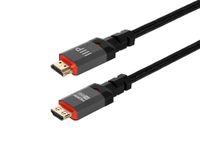 Monoprice 8K Certified Ultra High Speed HDMI Cable - 15 Feet - Black | Braided - HDMI 2.1, 8K@60Hz, 4k@120Hz, 48Gbps, HDR, VRR, CL3 in-Wall Rated