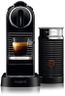 Nespresso Citiz Coffee Machine with Aeroccino Milk Frother by De'Longhi for Original Coffee Pods, Latte, Cappuccino, Espresso, Starter Capsule Set Included, ENV267.BAE, Black