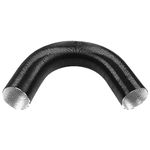 Preheater Hose Air Inlet Pipe, Aluminum Foil Heater Duct Pipe Car Air Ducting Hose Vent, Air Duct Drain Hose Car Heater Duct Vent Warm Air Outlet for 2000/5000/6000W Air Heaters (60mm)