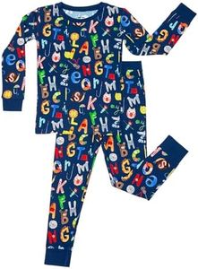 Little Sleepies Two-Piece Kids Pajama Set, Alphabet Friends, 9-10