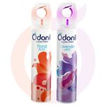 Odonil Room Air Freshener Spray - 440ml Combo (Pack of 2, 220ml each) | Floral Bliss & Lavender Mist | Nature Inspired Fragrance for Home & Office | Long Lasting Fragrance