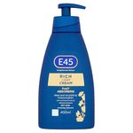 E45 Rich 24 Hours Moisturising Cream, 400 ml