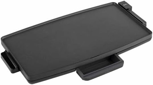 JATA JEGR1603 - Plancha Cocina, Plancha Asar XXL (60 x 35 cm) 2400 W. Resistencia Patentada. Antiadherente. Bandeja Recogesalsas. Fácil Limpieza. Temperatura Ajustable