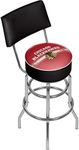 Trademark Gameroom NHL Chicago Blackhawks Swivel Bar Stool with Back