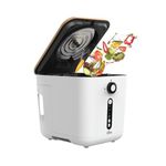 iDOO Upgraded Electric Composter for Kitchen, 3L Smart Countertop Composter Indoor Odorless with Detachable Carbon Filter, Auto Food Cycle Compost Machine, Scrap Food Waste to Dry Compost for Plants