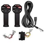 Winchmax 12v Winch Wireless Remote Control Kit, Twin SL Series Large Grip Handsets. Control Box Reciever 60mm x 45mm x 22mm. Long Operating Range, over 100ft / 30m