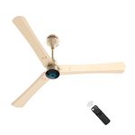 atomberg Renesa+ 1200mm BLDC Ceiling Fan with Remote Control | BEE 5 star Rated Energy Efficient Ceiling Fan | High Air Delivery with LED Indicators | 2+1 Year Warranty (Metallic Gold)