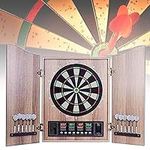 Electronic Dartboard and Cabinet, E