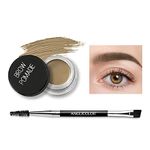 Anglicolor Eyebrow Gel,Brow Gel,Eyebrow Tint,Brow Pomade with Eyebrow Brush Kit,Long Lasting,Waterproof,Highly Pigmented,Multi-Color Brow Pomade to Choose, Perfect Eyebrow Makeup (#01 Blonde)