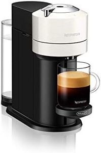 De'Longhi Nespresso Vertuo Next ENV120.W, Automatic Coffee Maker, Single-Serve Capsule Coffee Machine, 4 Cup Sizes, Centrifusion Technology, Welcome Set Included, 1500W, White