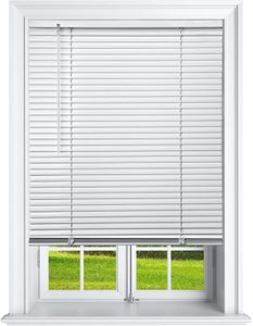 Cordless 1 Inch Window Blinds, Mirrotek Cordless Blinds Light Filtering Mini Blinds 29 x 64