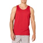 Amazon Essentials Men's Slim-Fit Vest, Red, XXL