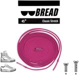 Bread Elastic Shoelaces Pretty Pink, 45"