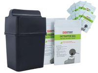 Fat Trapper System/Grease Storage Container with TWELVE Disposable Grease Bags for Bacon Grease and Kitchen Cooking Oil Disposal