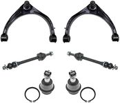 TRQ Front Control Arm Ball Joint Stabilizer Sway Bar Link Suspension Kit Set 6pc for 2009-2012 Dodge Ram 1500 Pickup Truck 2WD RWD