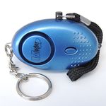 Minder® 140db Police Approved Mini Minder Loud Personal Staff Panic Rape Attack Safety Security Alarm Keyring with Torch - Secured by Design Approved (Police Preferred Specification) (Blue)