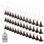EXLECO 3.9 m Pigeon Repellent Stainless Steel Bird Repellent Bird Spikes Pigeon Spikes Balcony Pigeon Protection Bird Scarer Pigeon Scarer Sparrow Repellent for Gutter Window Sill Cats, Sparrows Bird